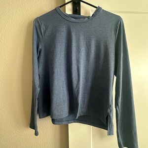 Blue Long Sleeve Women's All in Motion shirt